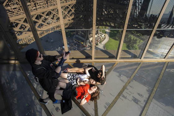 Eiffel Tower Glass Floor